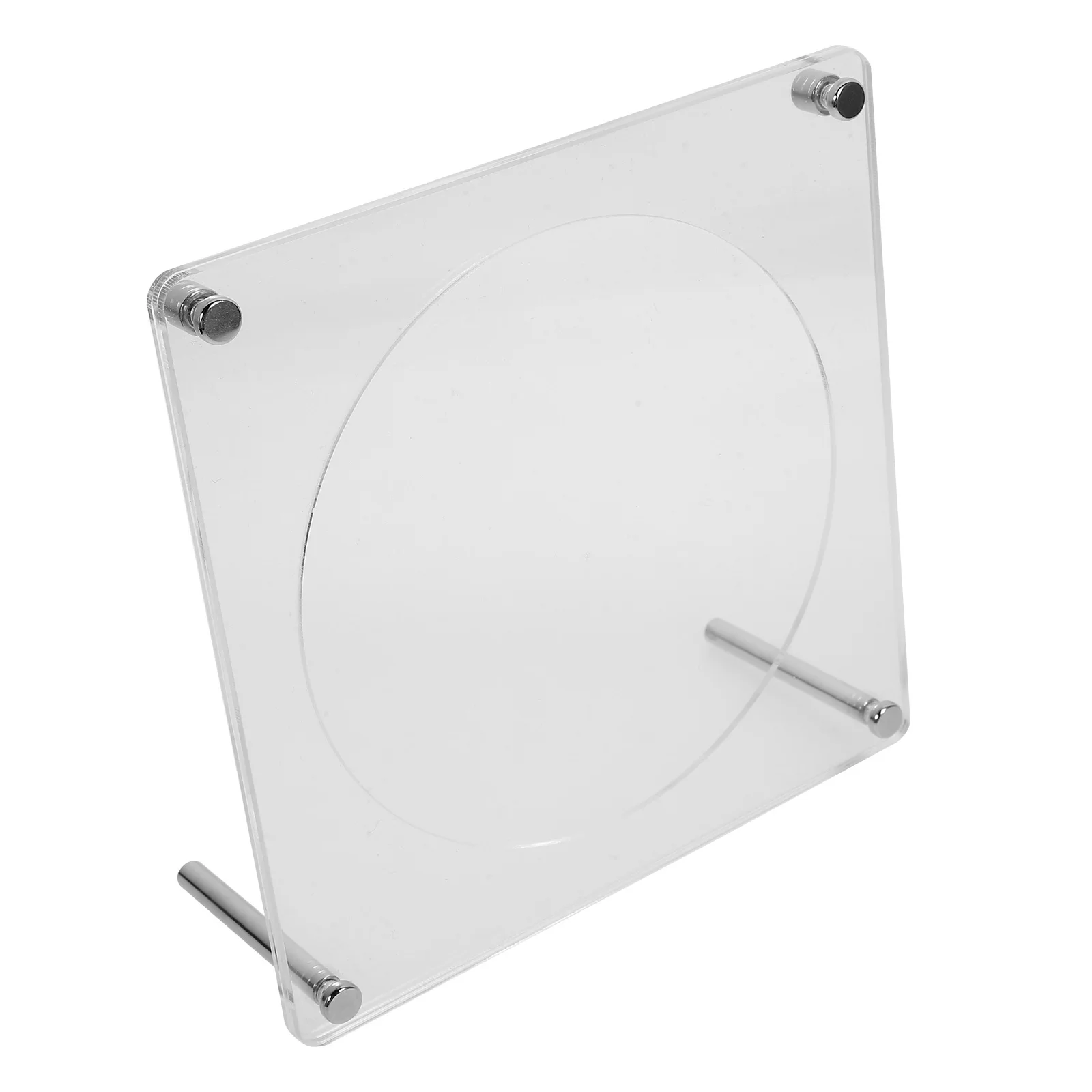 

Fine Craft Acrylic Cd Stand Rack Tabletop Display Organizer for Bedroom Living Room Decorative Storage Design Cd Card Holder