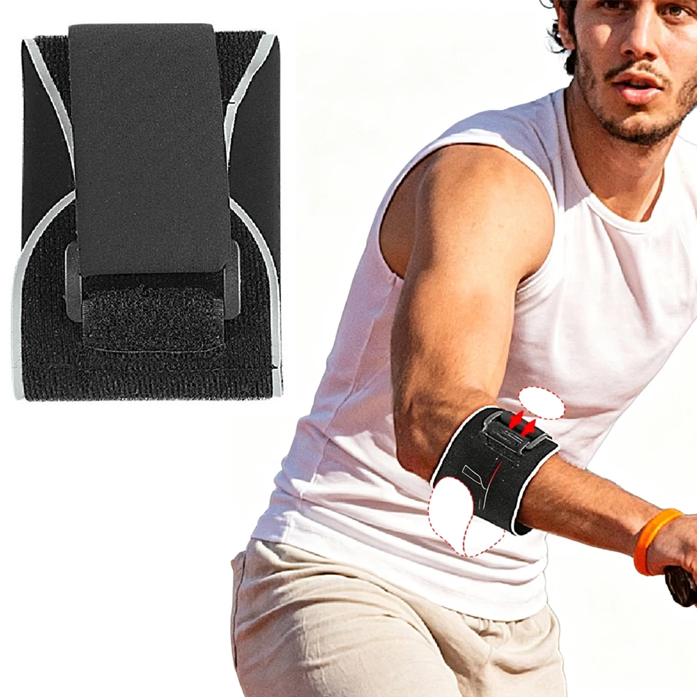 1PCS Soft Rebound Elbow Compression Brace, Adjustable Forearm Strap with Shock Cushion,Sports Protector for Weightlifting Sports