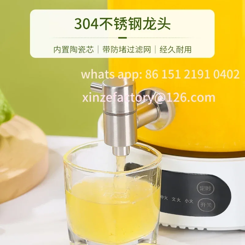 Be suitable for 220V Hot Beverage Dispenser Multifunctional Milk Heater Glass Tea Pot Cold Drink Makercustomizable