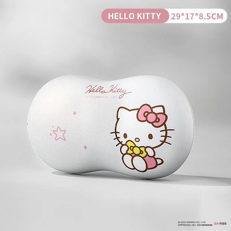 Sanriou appui-tête de voiture Protection du cou oreiller taille oreiller mignon dessin animé Kuromi ma mélodie voiture décoration accessoires Festival cadeau