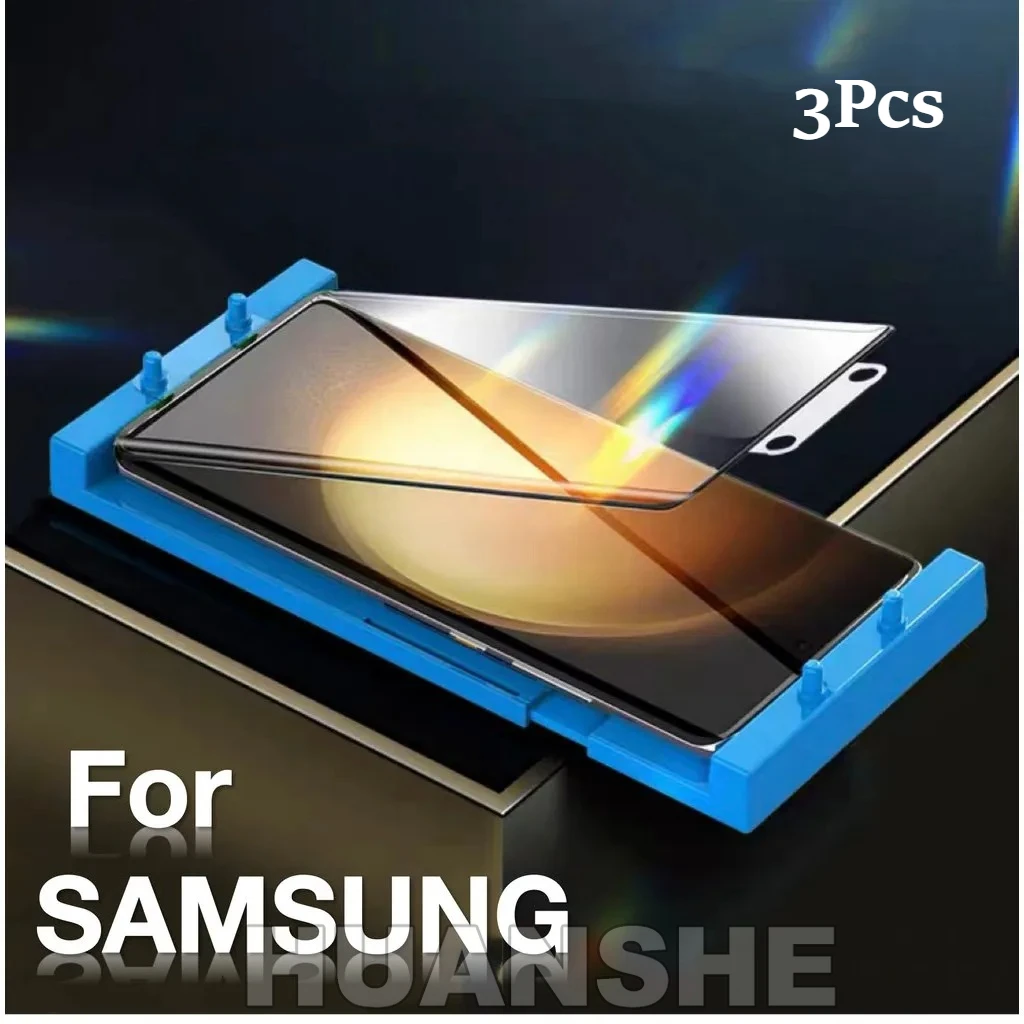 

3Pcs Ceramic Hydrogel Screen Protector+Install Kit for Samsung Galaxy S26 S25 S24 S23 S22 S21 S20 Ultra S10+ Note 20 Note 10+