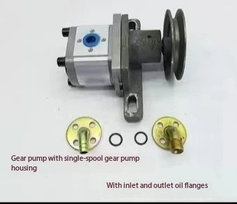 Agricultural vehicles, trucks, tricycle modifications, dump truck bucket hydraulic oil pump assembly, 306 310 325 gear pump