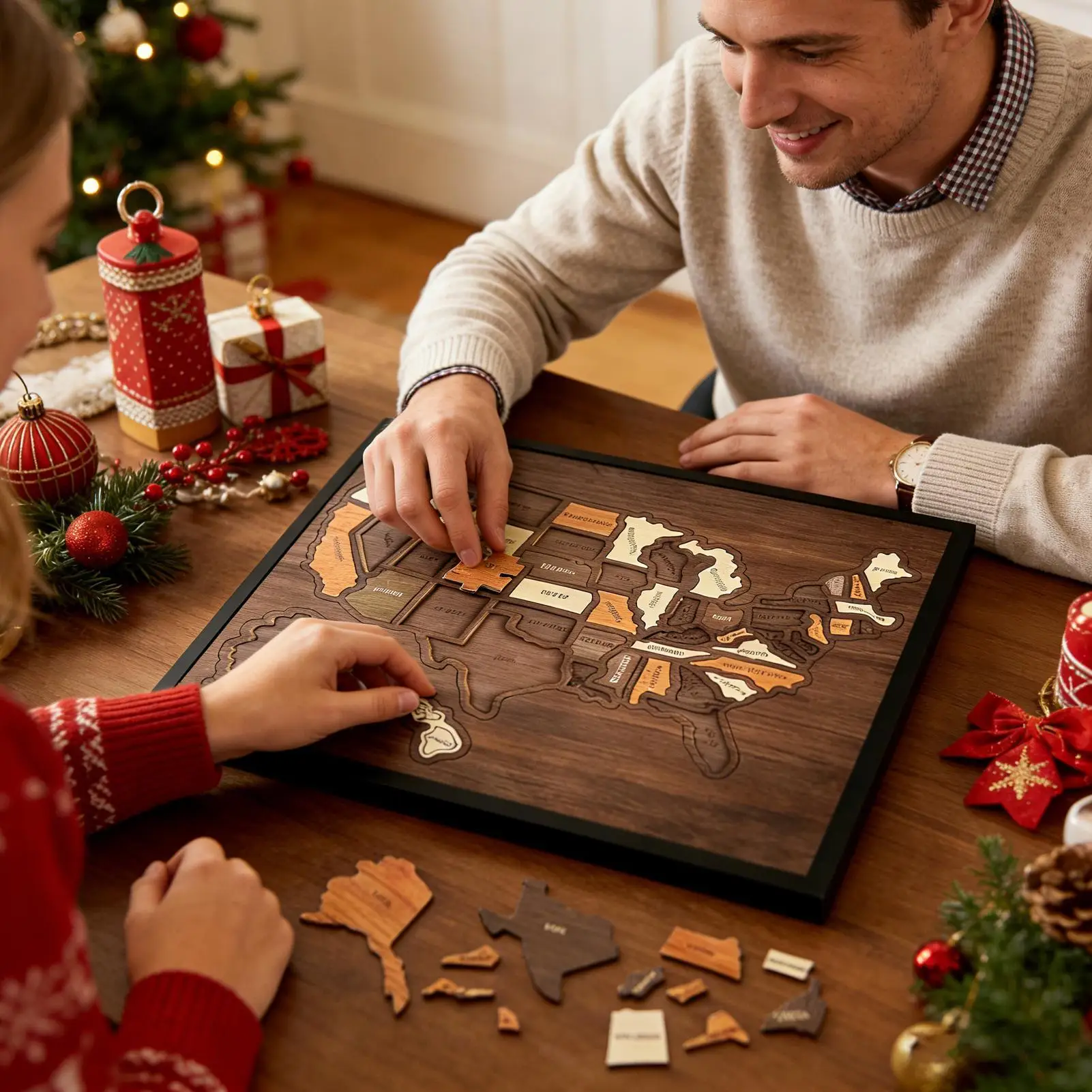 

Деревянная интерактивная головоломка-карта мира: Забавная памятная карта США для путешествий, игрушка для детей, для дома, спальни, гостиной, настенный декор