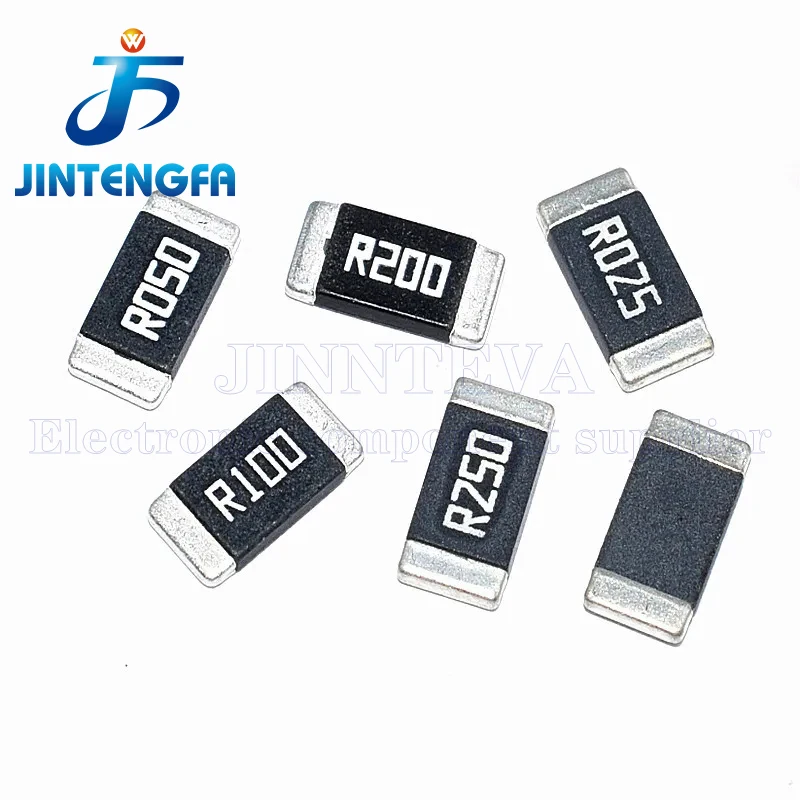 10PCS โลหะผสมตัวต้านทาน 2512 1% 2W SMD R001 R002 R003 R008 R009 R010 R012 R015 R020 R025 R060 R070 R100 R120 R150 R300 R500 0.5ohm