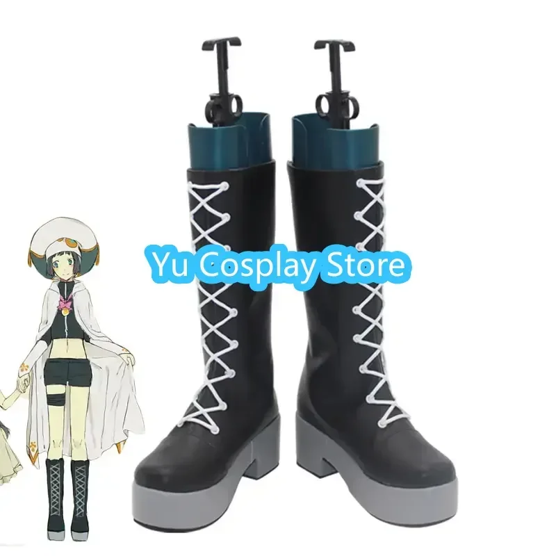 Arcobaleno Uni Cosplay Shoes PU Leather Shoes Halloween Carnival Boots Anime HITMAN REBORN Cosplay Props Custom Made