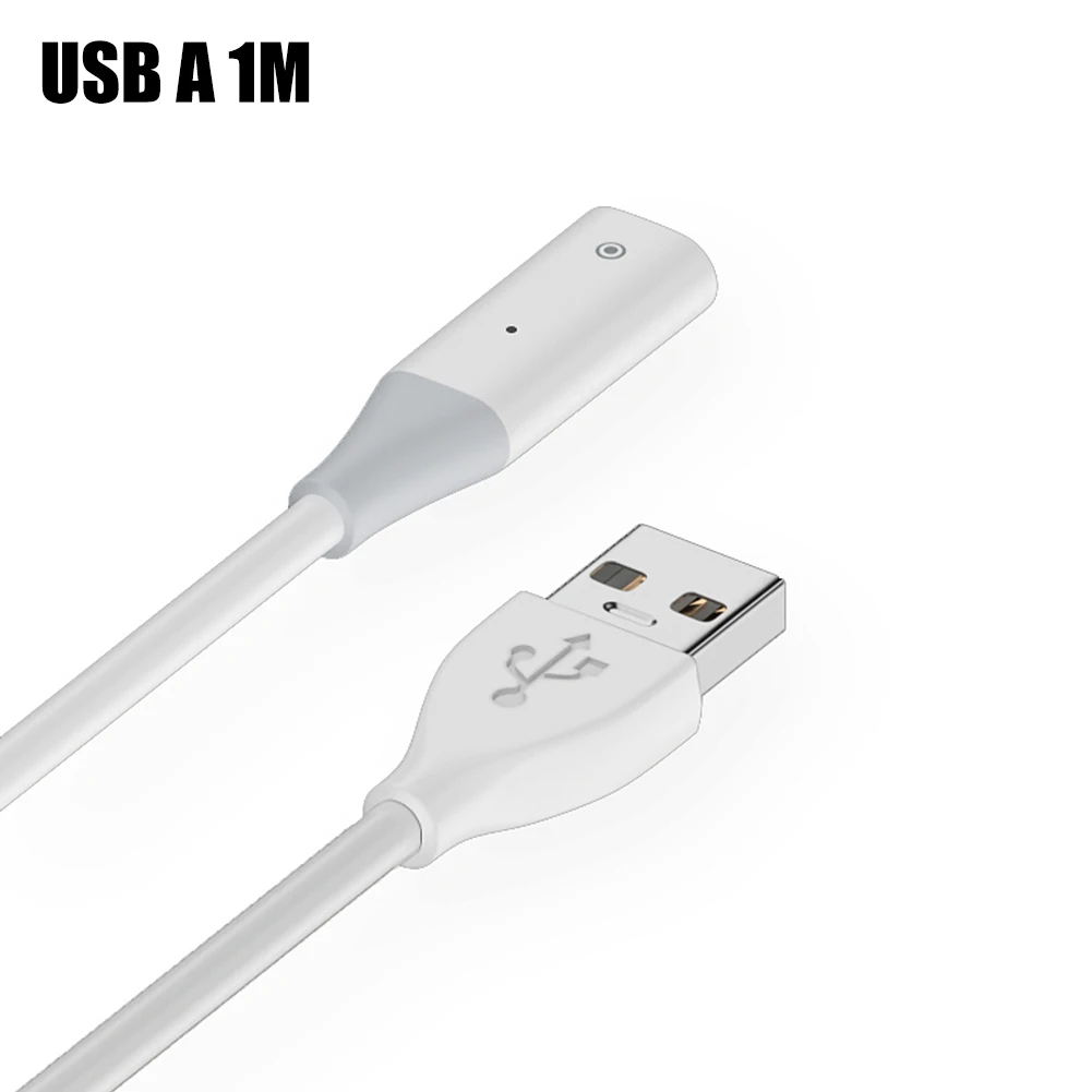Stylus Charger Wire USB A/Type-C USB Cable Male To Female Extension Plug and Play with Indicator Light for Apple Pencil Adapter