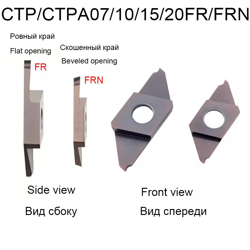 

CTP07FR CTP07FRN CTP10FR 10FRN 15FR 15FRN 20FR 20FRN CTPA10FR 15FR 20FR CTPA10NFR 15FRN 20FRN Lathe Turning Tool Carbide Insert