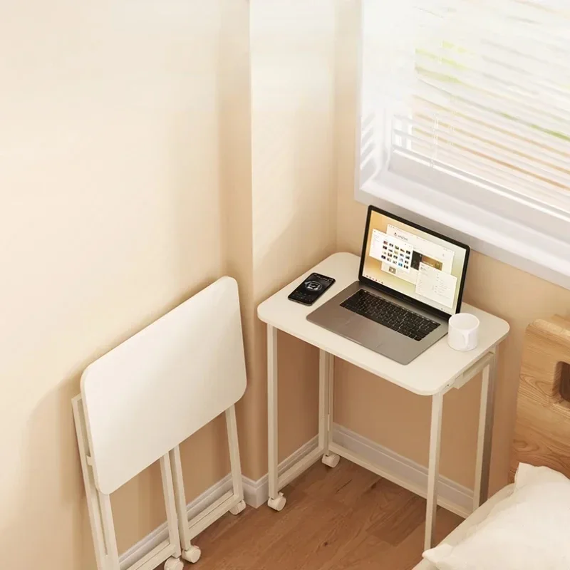 

Folding desk for study, family bedroom, bedside small table, simple foldable study desk, movable computer desk