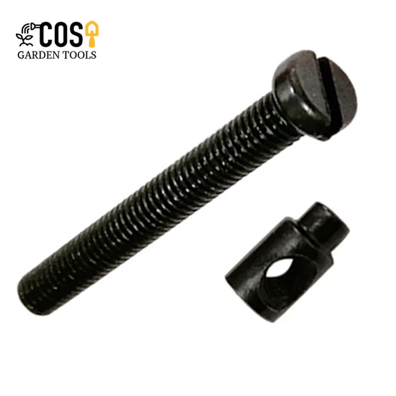 Ajustador de cadena de barra de 2 piezas, Kit de tornillos tensores para motosierra 405, 5016, accesorios de herramientas de jardín para motosierra, cortacésped