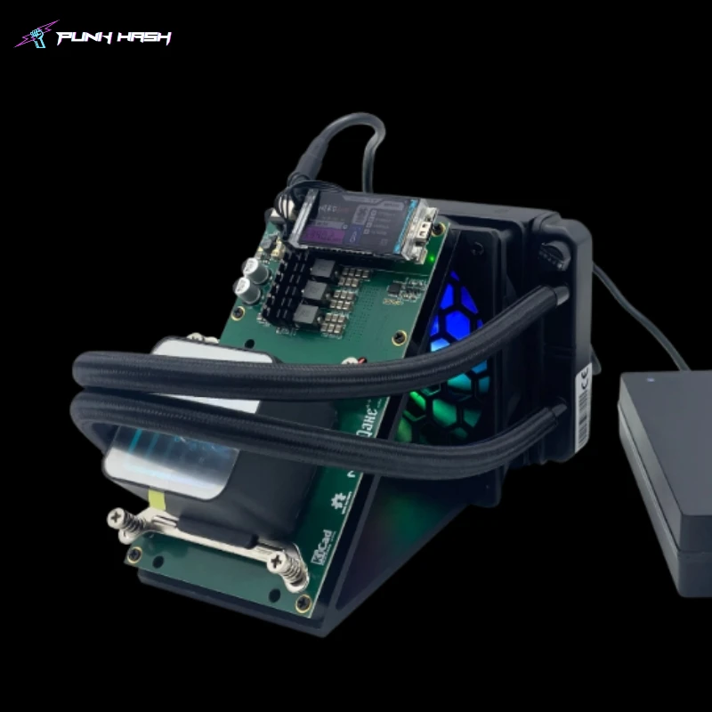 

NerdQaxe++ Hydro ASIC Miner — домашний биткойн-майнер 4,8TH/s с водяным охлаждением NerdQaxe+ Plus