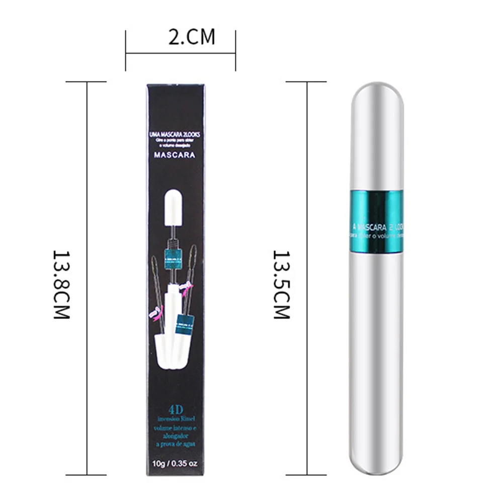 1Pcs Waterproof Curling Mascara Cream 10ml Thick Eyelash Extension Makeup for Women Cosplay Nightclub Tour