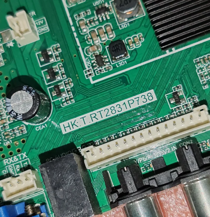 

HK.T.RT2831P738 LED TV motherboard WiFi network 4-core 1g+4G 109--122V 520ma for 1920x1080