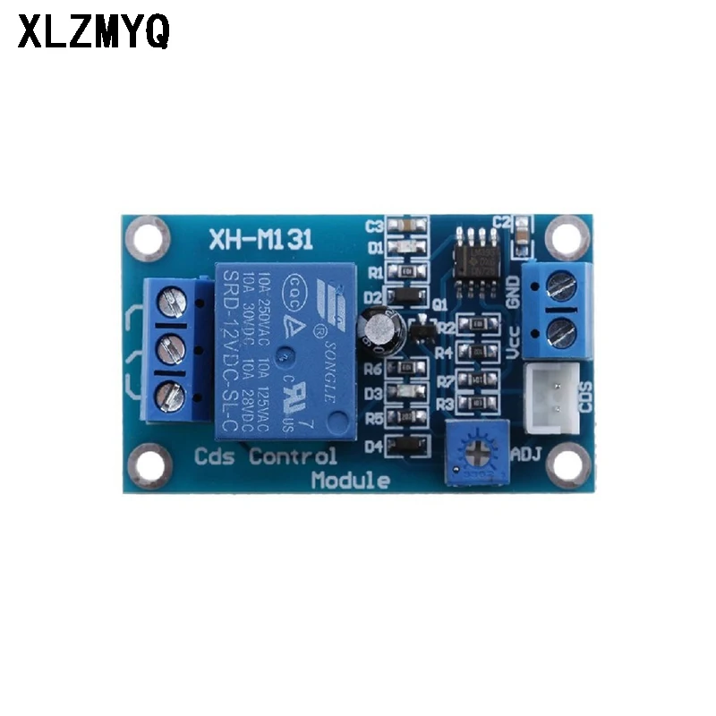 10pcs XH-M131 DC 5V/12V/24V Light Control Switch Photoresistor Relay Module Detection Sensor Brightness Automatic Control Module