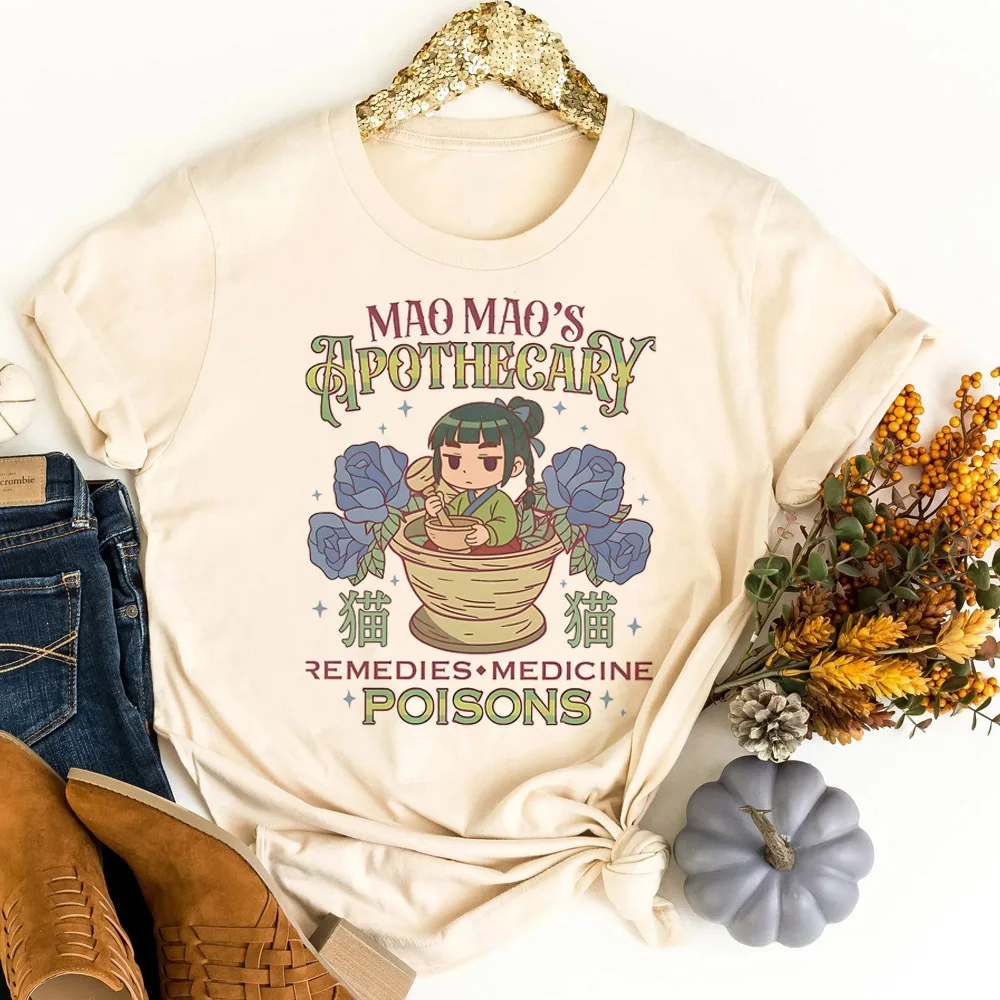 Apothecary Diaries T-Shirt für Damen, koreanische Mode, japanische Mode, günstiges ästhetisches Vintage-T-Shirt, Goth 2000er Baddie Meme Scene