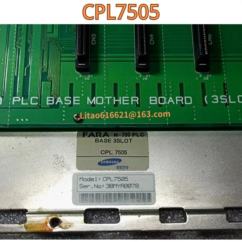 Second hand PLC motherboard CPL7505 functional test OK, fast delivery