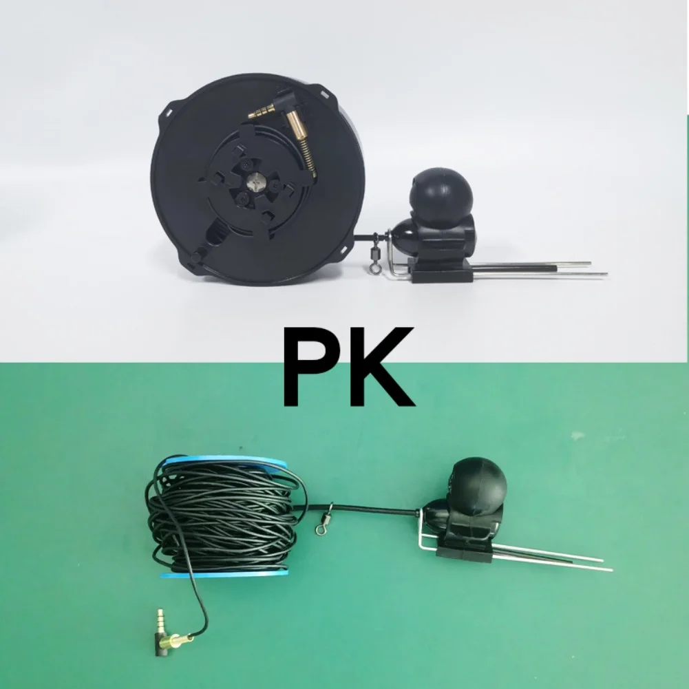 Fish finder hand reel suitable for 95 percent display screens with large capacity winding reel for underwater fishing