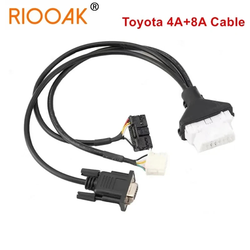 

4A And 8A Cable 2 in 1 Directly Programming Cable for Toyota 4A 8A Remote Programming Work For Autel GBox X300 DP PAD2