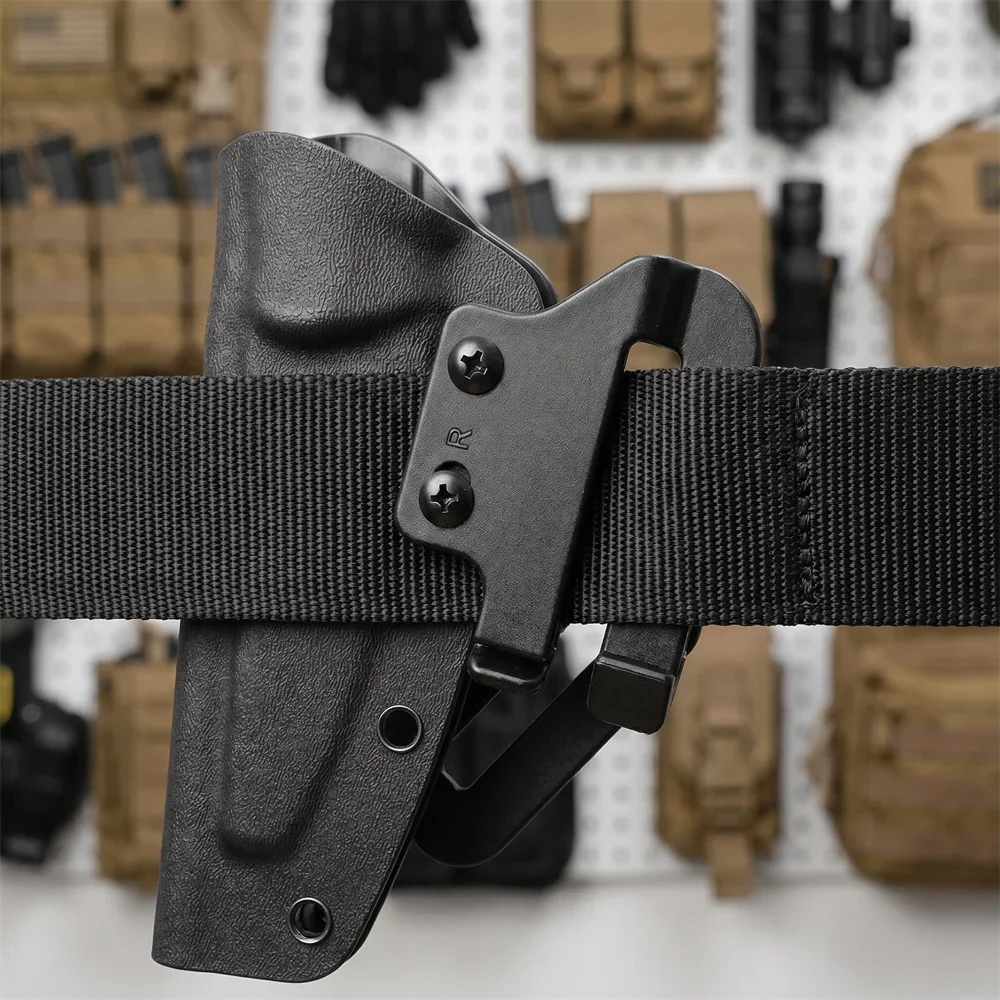 1 Pair Knife Sheath Waist Clip with Screws Set DIY Sheath Reinforcement Materials Scabbard Back Clips Outdoor Gear Accessories