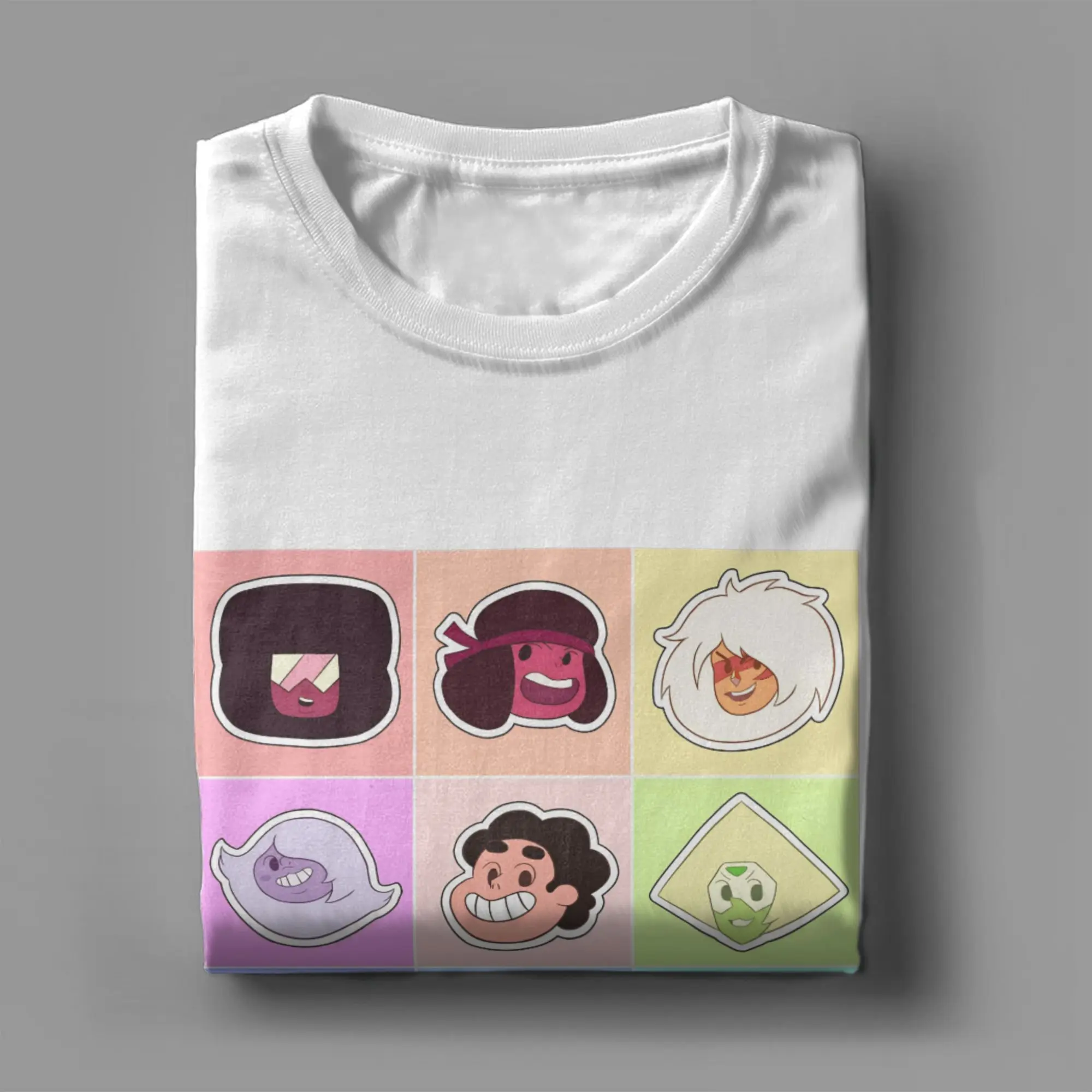 Men Women T-Shirt Garnet Peridot Lapis Lazuli Amethyst Vintage 100% Cotton Tees Steven-Universed T Shirts Clothes Big Size