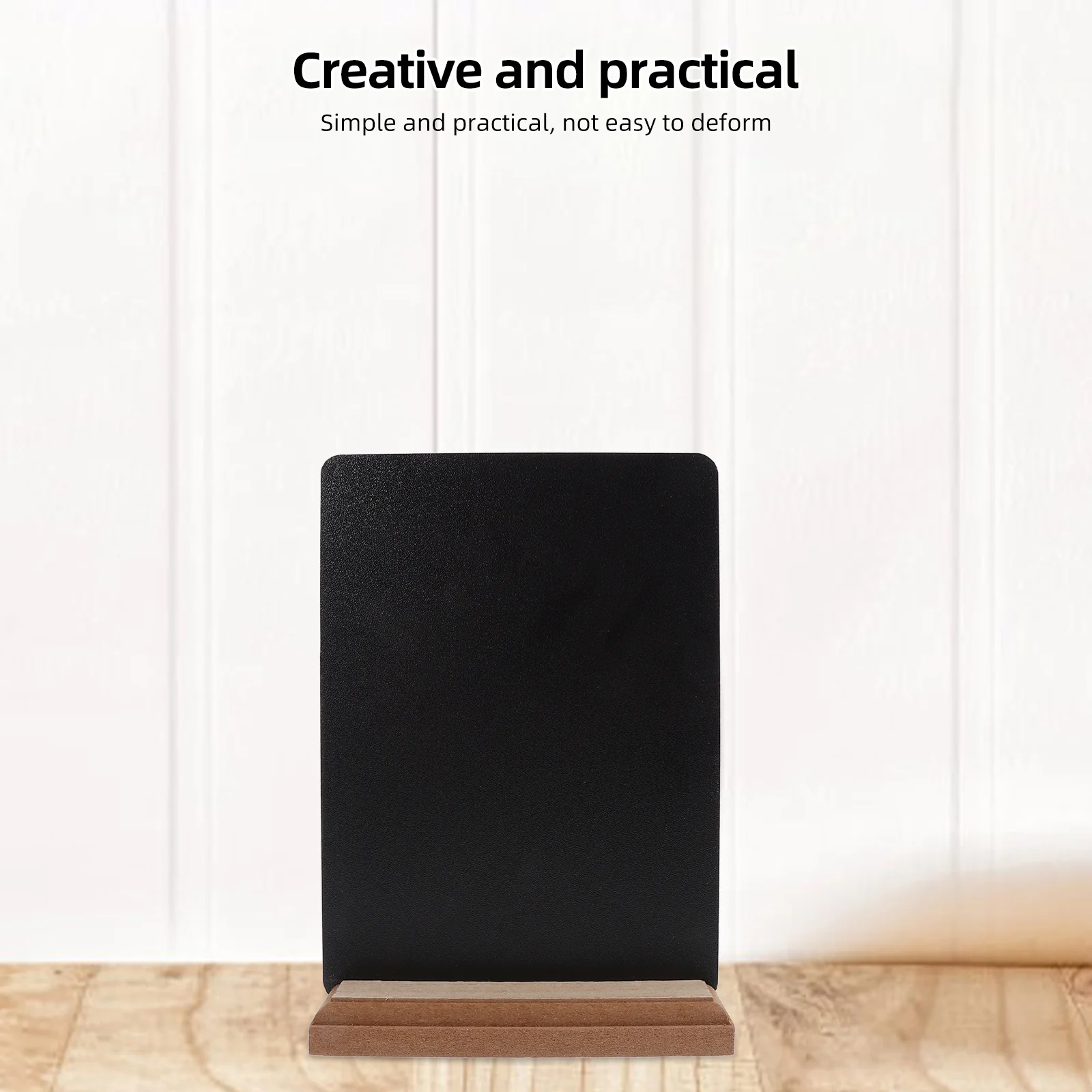 2Pcs Mini Tafel Zeichen Halter Abnehmbare Holz Desktop Nachricht Boards Tisch Stehen Menü Display Lebensmittel Label Beschreibbar