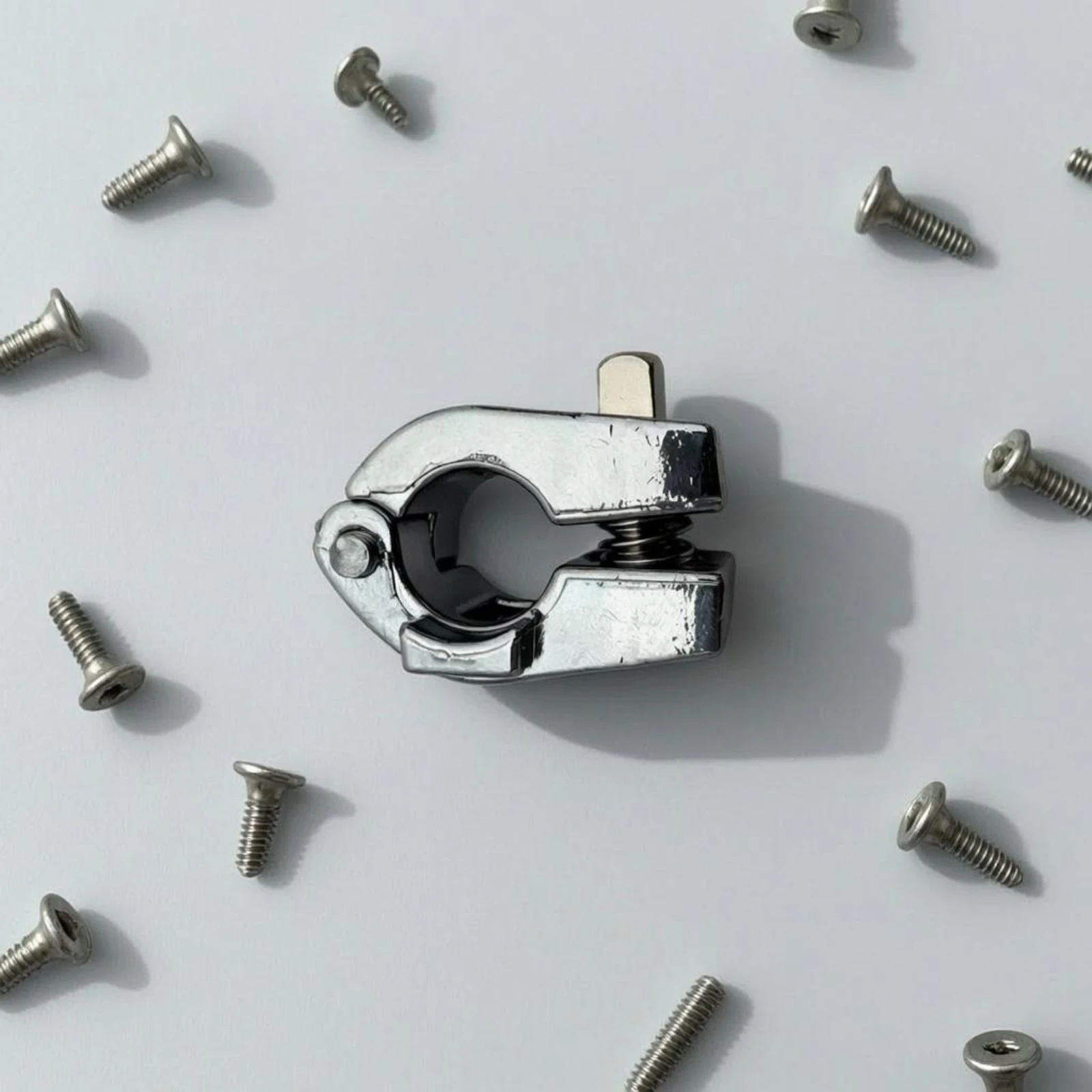 Memory Lock Support Clamp Machined Finish Memory Lock Clamp Percussion Mount Secure Locking Musical Instrument Part