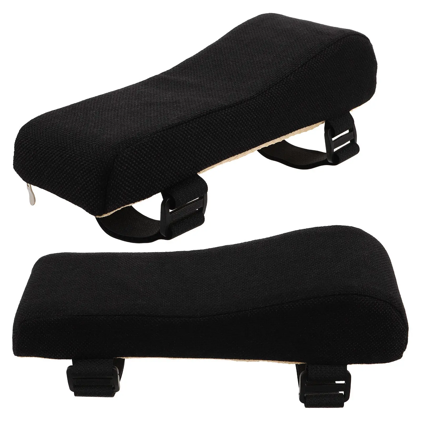 2 Peças Almofadas Ergonômicas de Esponja para Apoio de Braço, Ajuste Universal, Confortáveis para Cadeiras de Escritório, Gaming e Cadeiras de Rodas