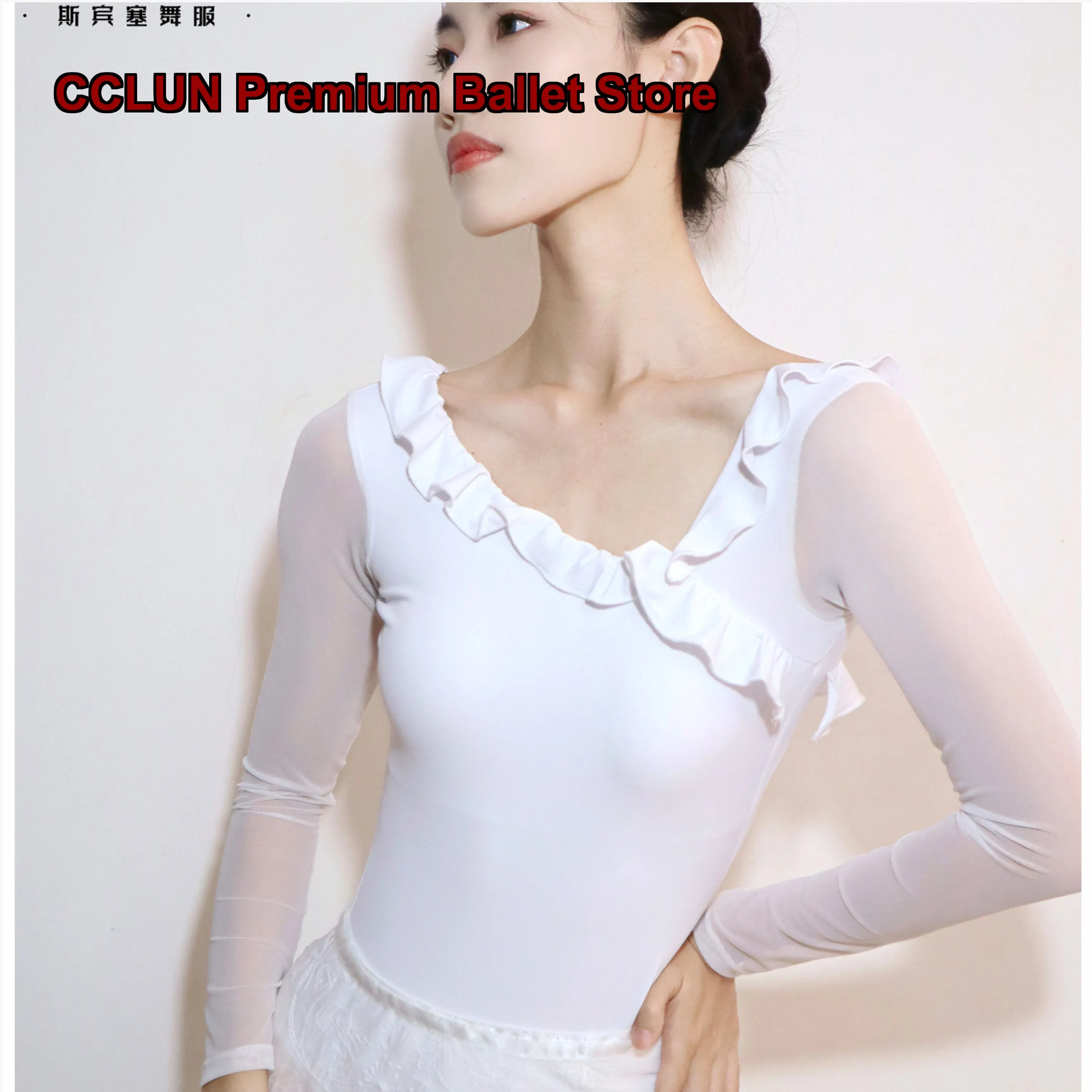 Women's Autumn Winter Long Sleeve Body Suit Performance Latin Yoga Adult Long Sleeve Original Dance Costume Long Sleeves