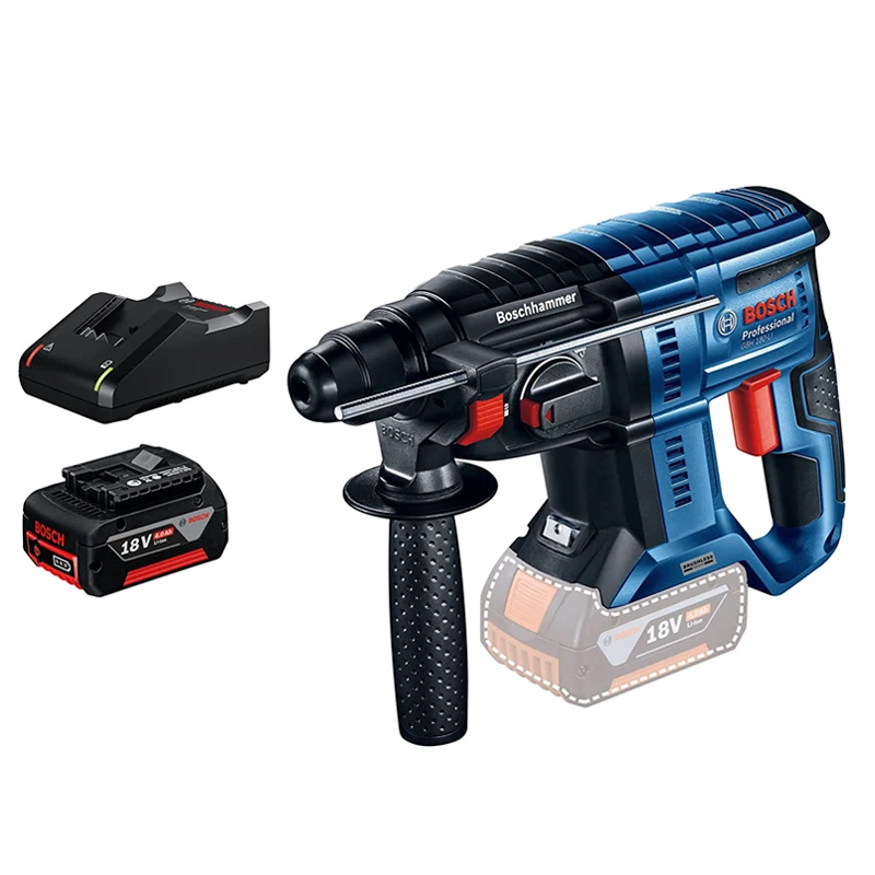 Bosch GBH180-LI Brushless Rotary Hammer 18V 4AH Cordless Lithium Professional Multifunctional Power Tools Sets With SDS Plus