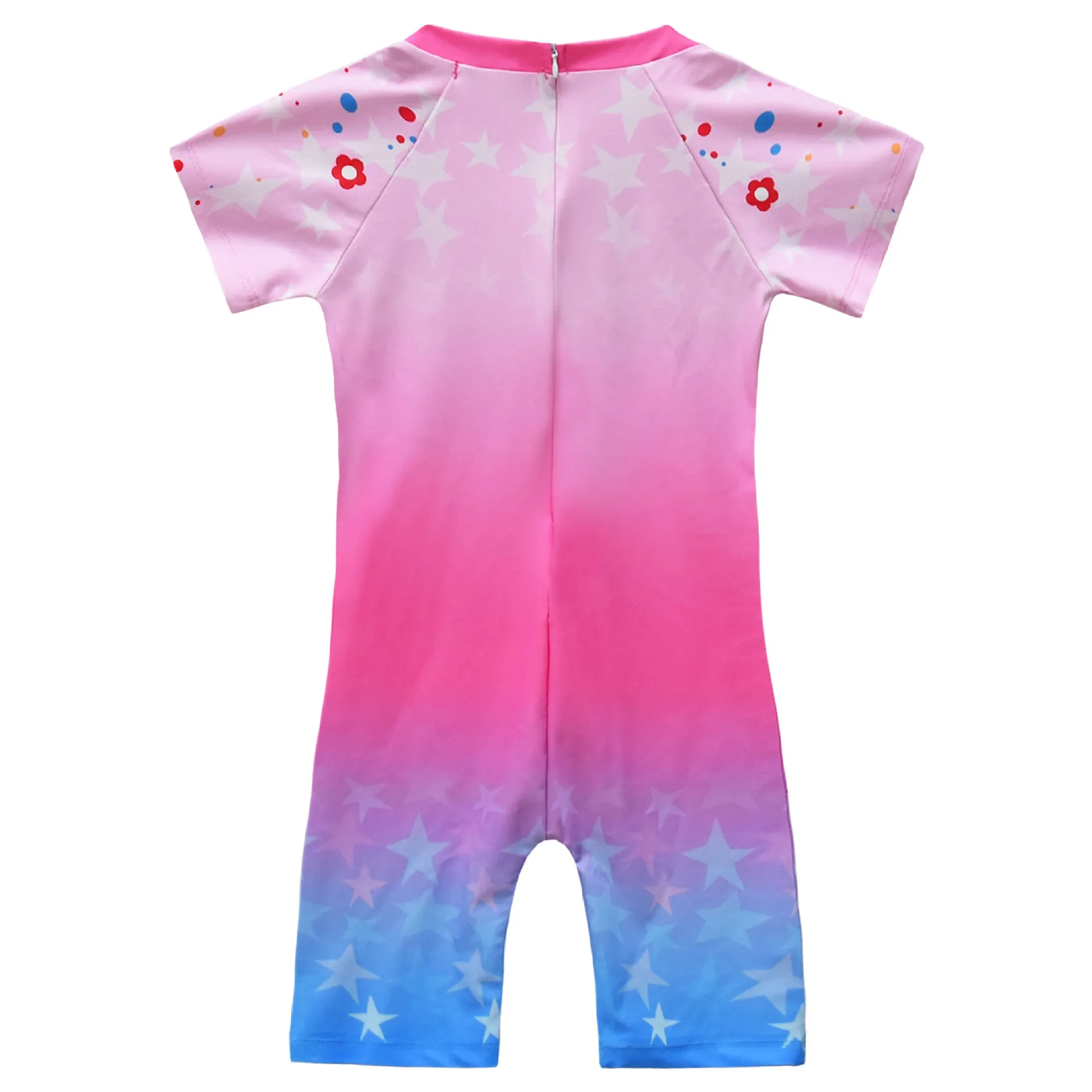 2024 Disney Mickey Summer Digital Printed Swimsuit Children\'s One-piece Girls Hot Spring Beach Suit Sportswear Accessories