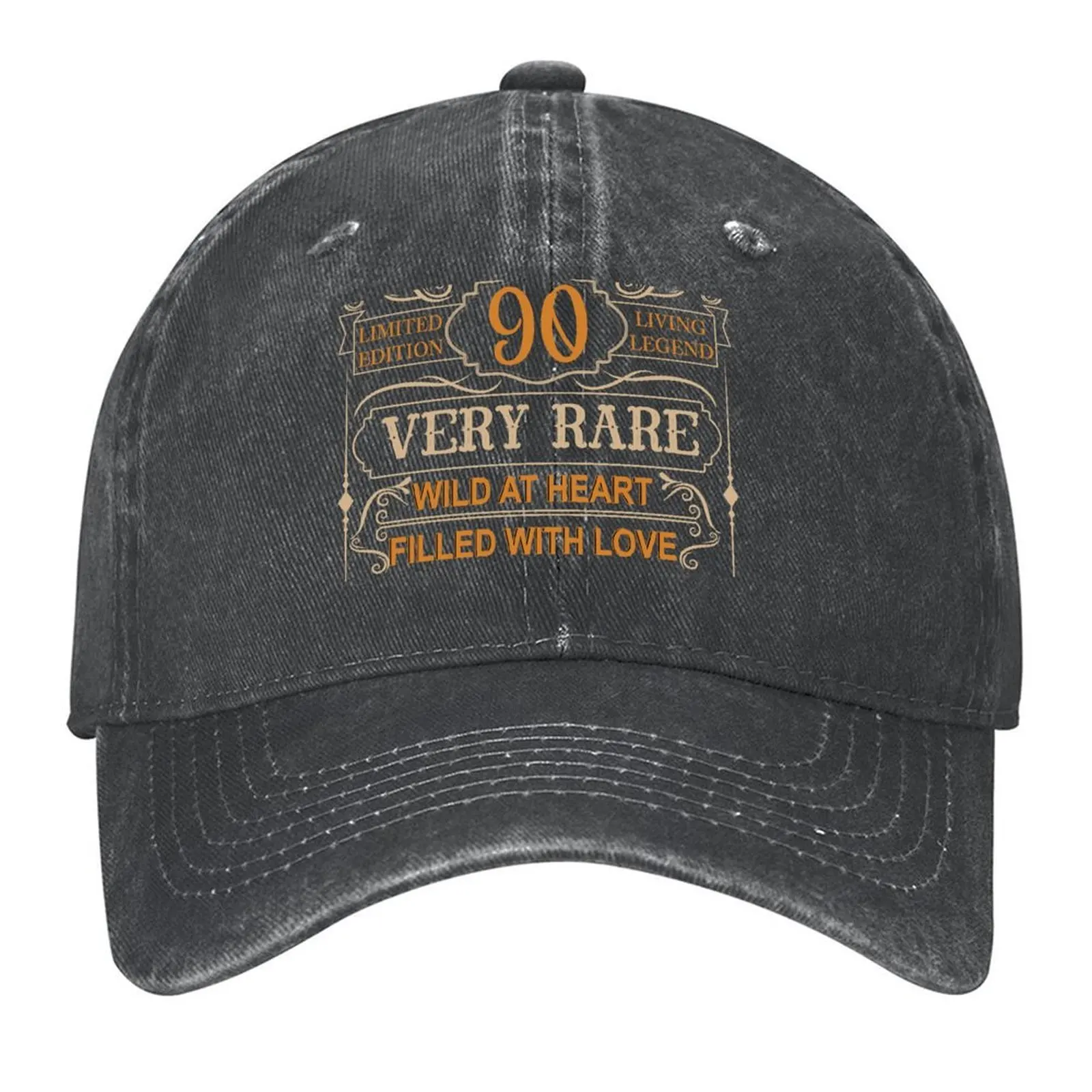 

90th birthday Baseball Cap funny hat Luxury Hat Sunhat Mountaineering For Women Men's
