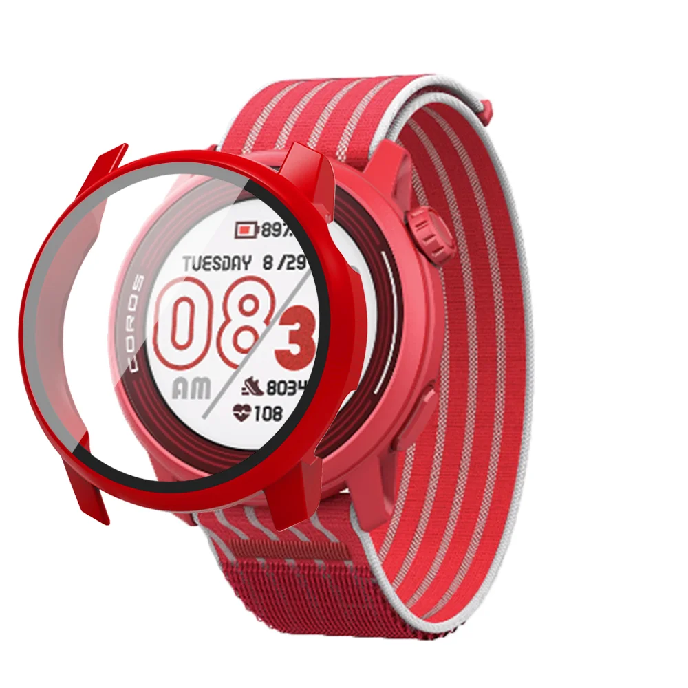 Full Pc Protective Case For Coros Pace 3 Smartwatch Screen Protector for Coros Pace3 Cover Shell+Tempered Glass Film Accessories