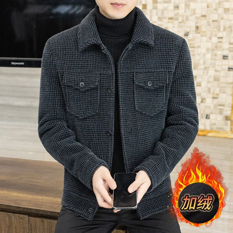 

Мужское пальто из шерстяной смеси: тяжелое, массивное, прочное, крепкое, износостойкое, для активных мужчин