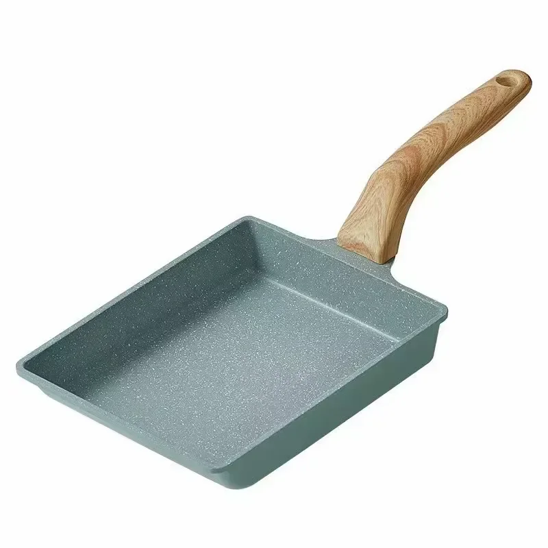 High Quality Maifan Stone Non Stick Frying Pan with Lid for Eggs and Steaks Durable Cookware Kitchen Essentials