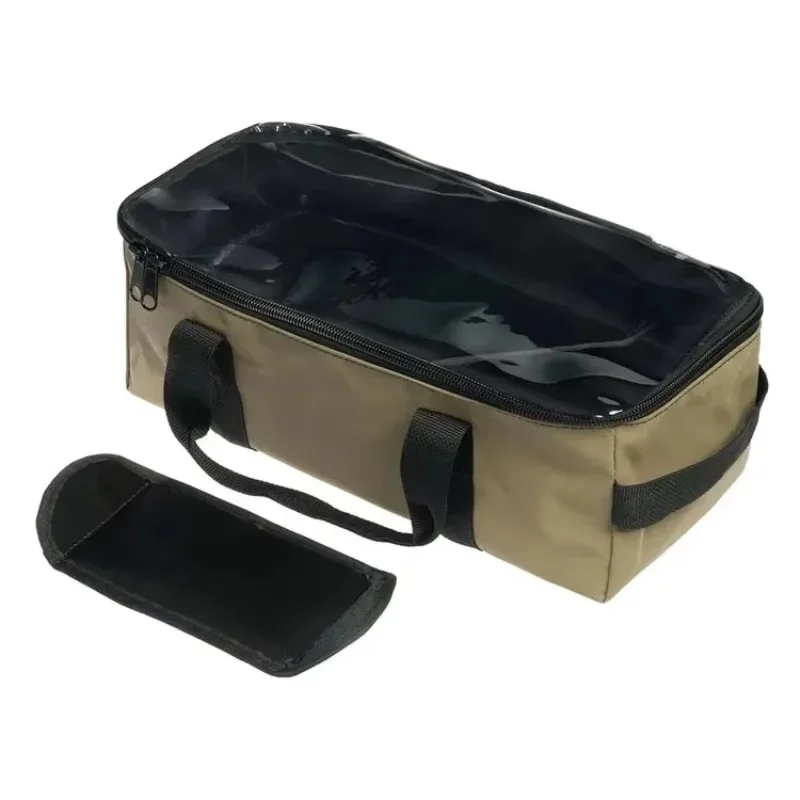 Outdoor canvas travel tote bag camping storage bag drawer