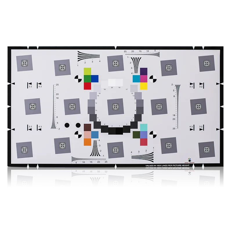 Standard enhanced version, extended version 2014E-SFR resolution test card calibration board