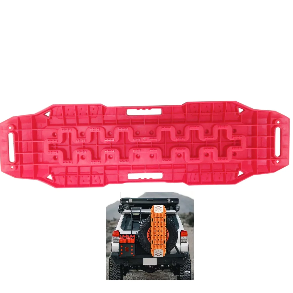 Rocover Gear Traction Boars Snatch Straps Sand board release board D-shackles for Jeep JL wrangler 2018++，jk 2007-2017 JT JL1156