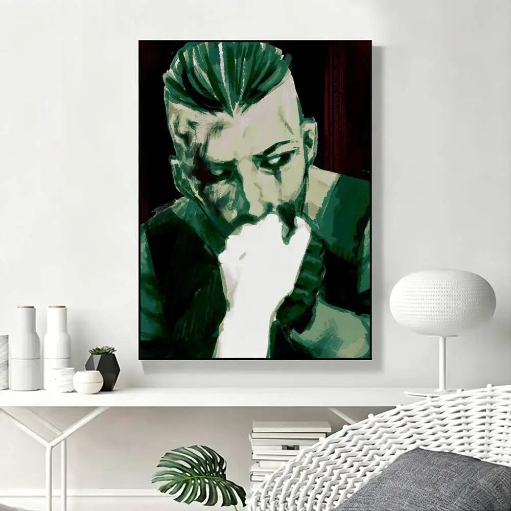 E-Eddie G-Gluskin   Poster Waterproof Wall Art Sticker For Bar Living Room Vintage Decor High Quality Print Gift
