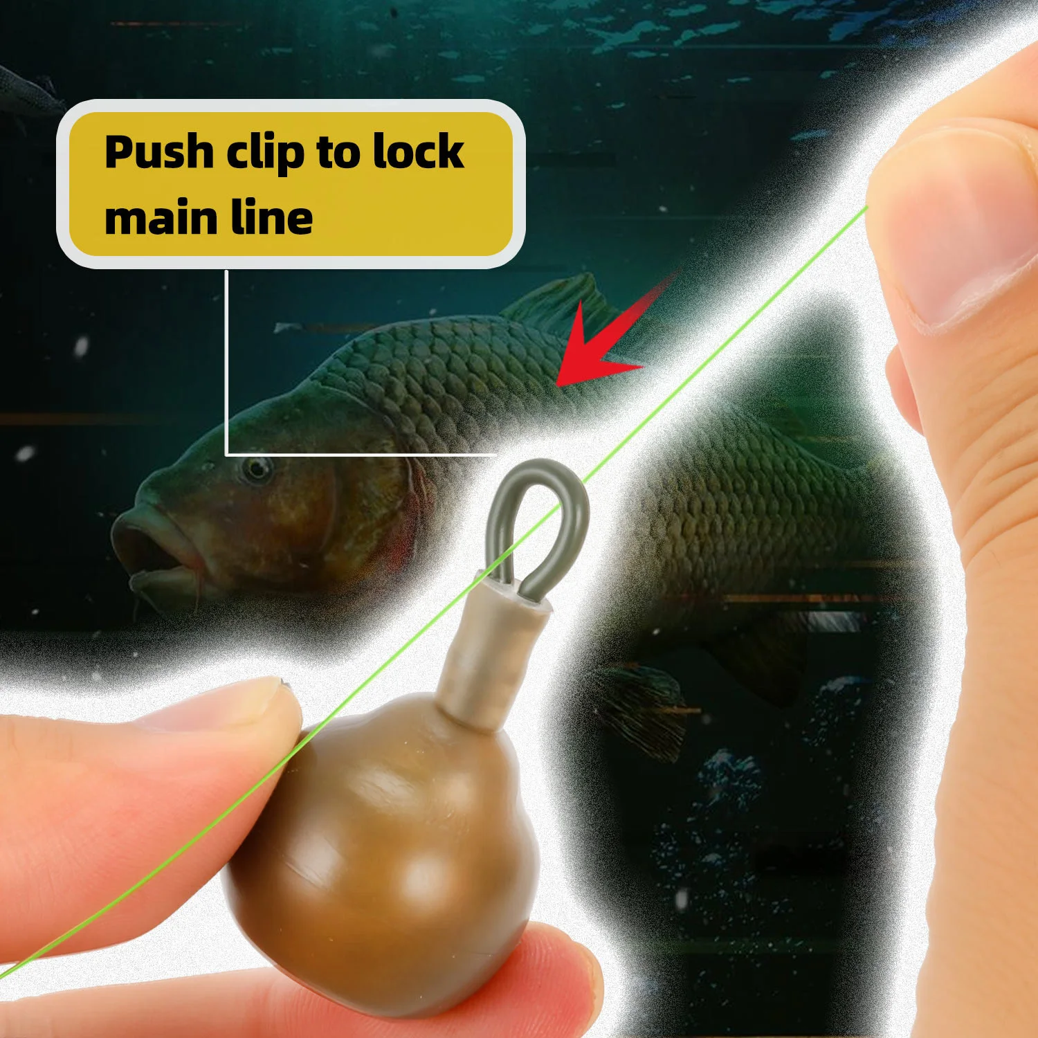 Sougayilang أوزان الصيد الغطاسون 14 جرام/28 جرام/52 جرام 3 مواصفات أوزان الرصاص لتركيب مريح لوزن الرصاص الصيد #5