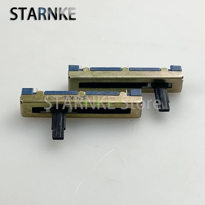 2PCS 46mm Single Straight Sliding Potentiometer B20K Sliding Stroke 30mm Mixer Fader Volume Light Adjustment