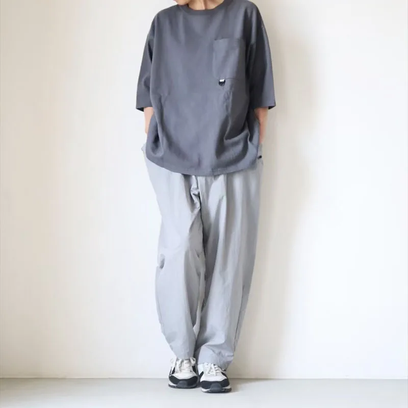 مريح اليابانية العصرية وظيفية السراويل تسلق الجبال في الهواء الطلق التكنولوجيا التجفيف السريع الجانب جيب CMF السراويل 25SS العصرية #1