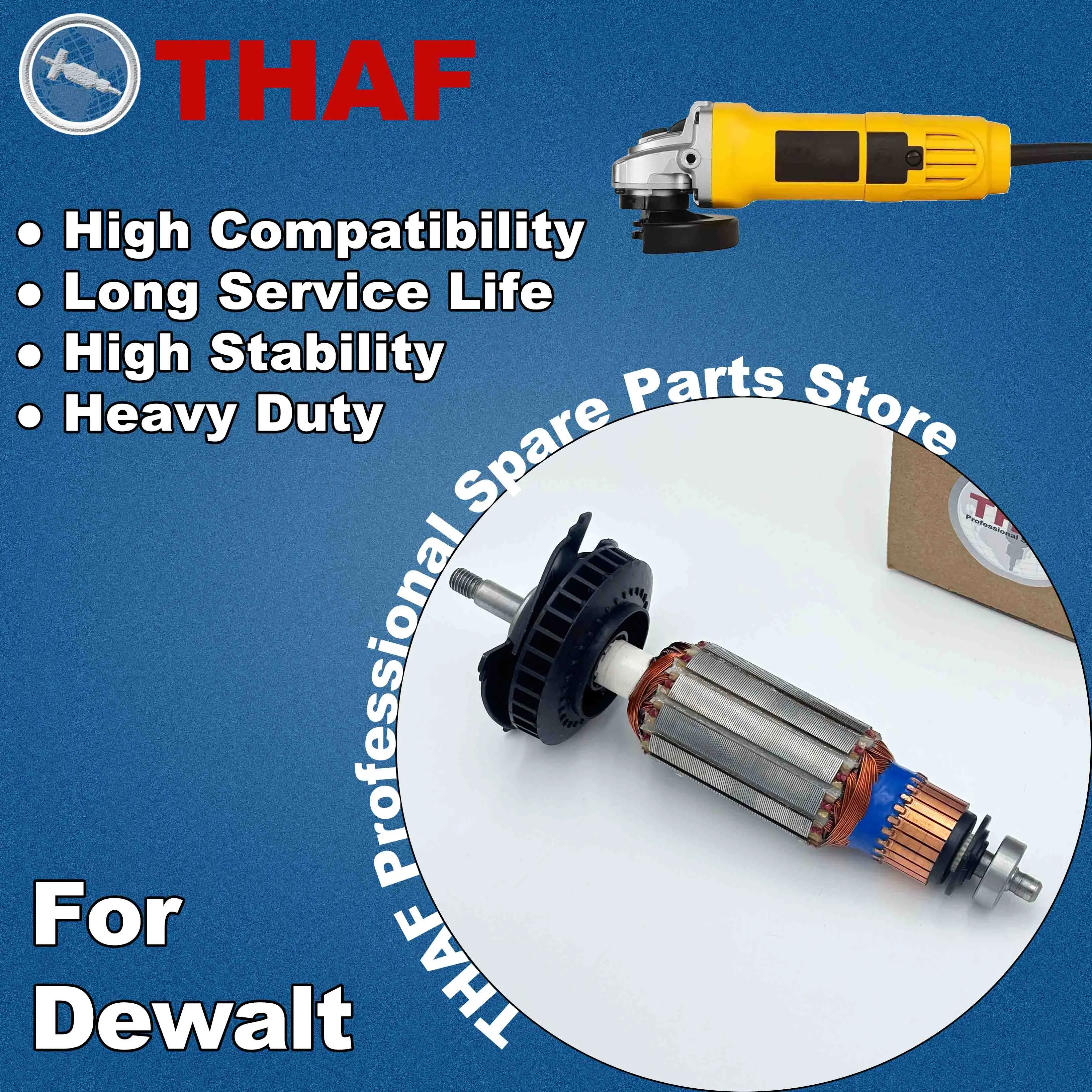 AC220V-240V Induzido substituição de DEWALT Combi Rebarbadora DW803 DW 803 DW811 DW 811 DW810 DW 810