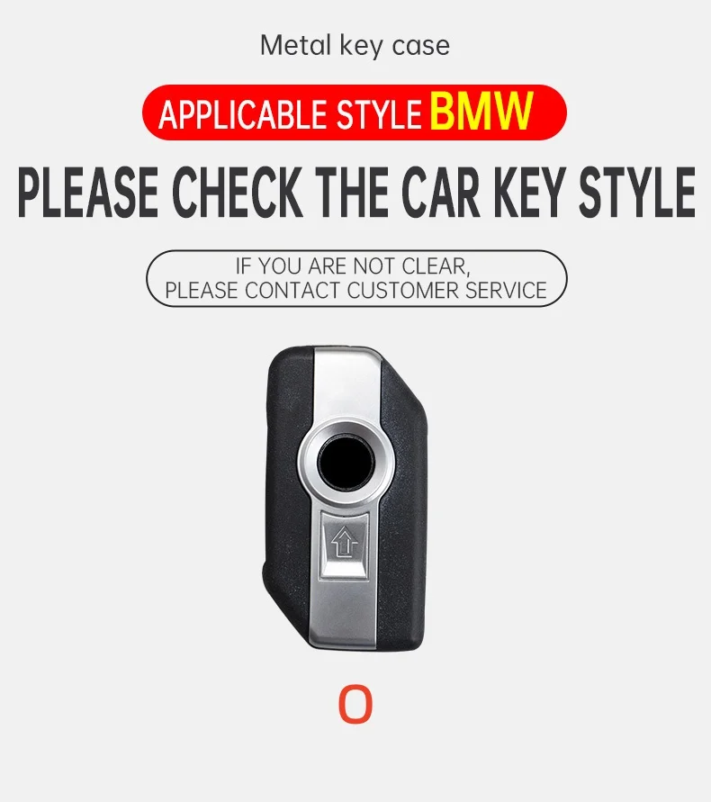 Motorcycle Key Case Cover FOB for BMW R1250GS R1200GS C400gt F750GS F850GS K1600B K1600GT R1200RS R1200RT F900R F900XR Keychain