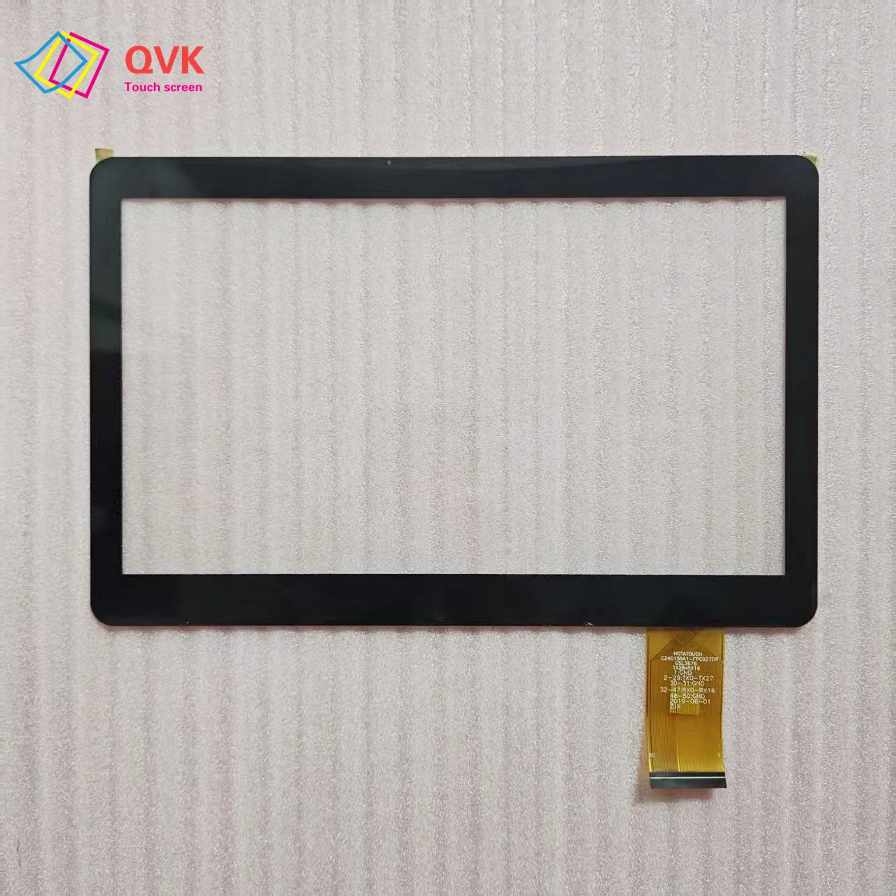 Black P/N C240155A1-FPC927DR Tablet PC Capacitive Touch Screen Digitizer Sensor External Glass Panel GSL3676 50PIN