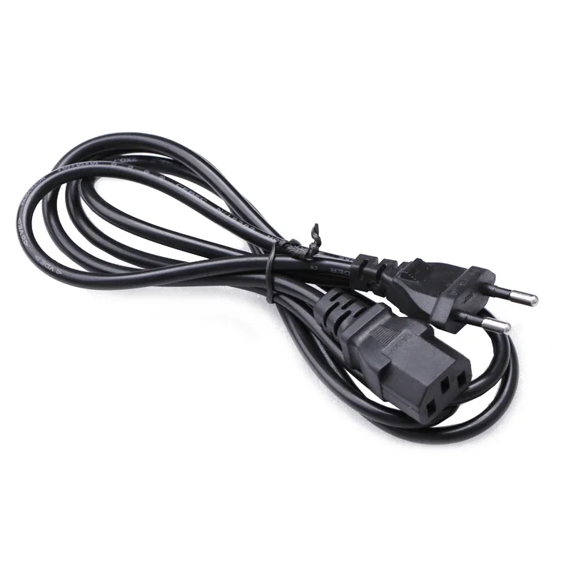 Euro IEC320 C13 C14 to European AC Power EU US AU CEE7/7 Power Cable For PC Computer Monitor Printer TV HDTV