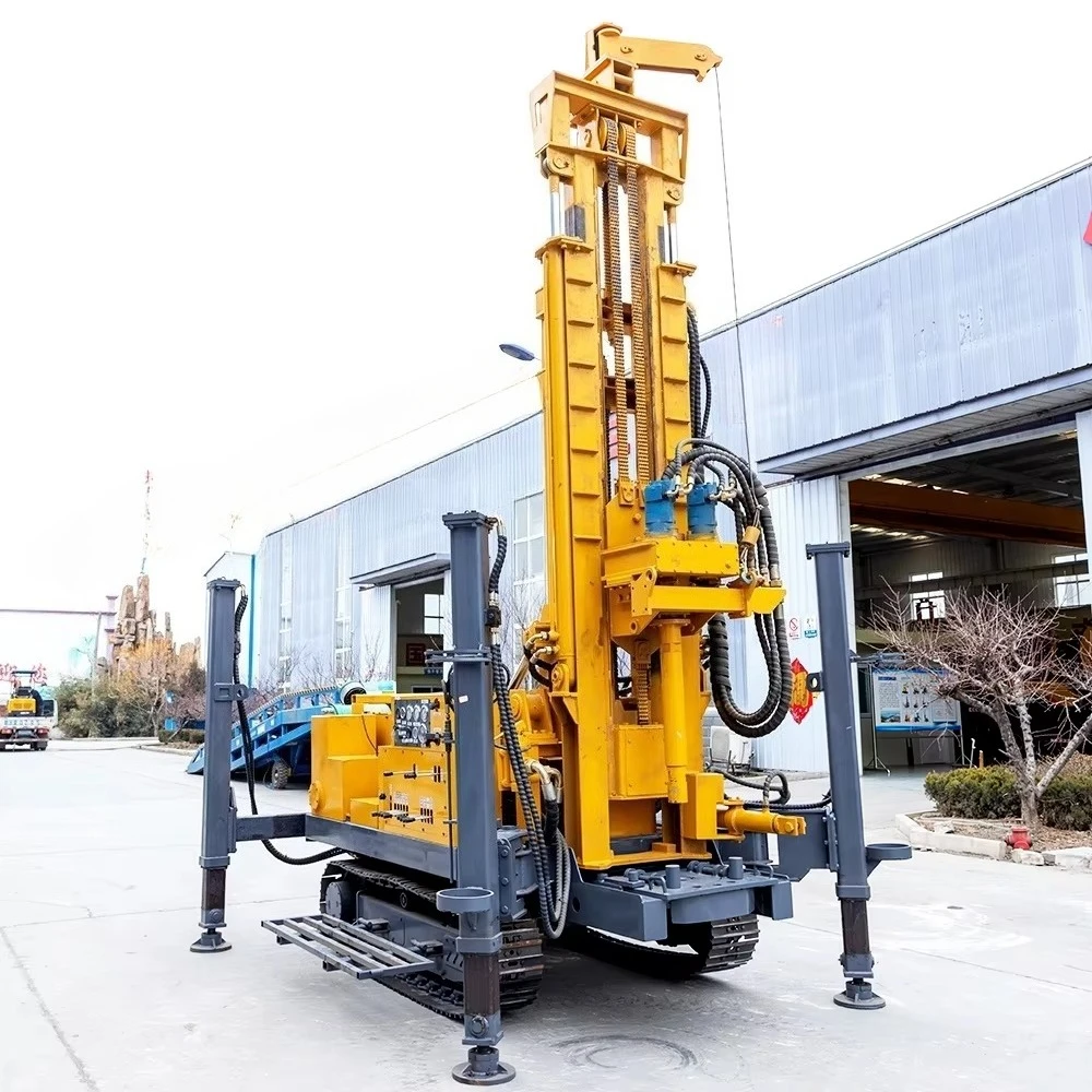 360m/460m/560m Hydraulic Reverse Circulation Drilling Rig Crawler Type Borehole Water Well Drilling Machine Rig Mine Drilling