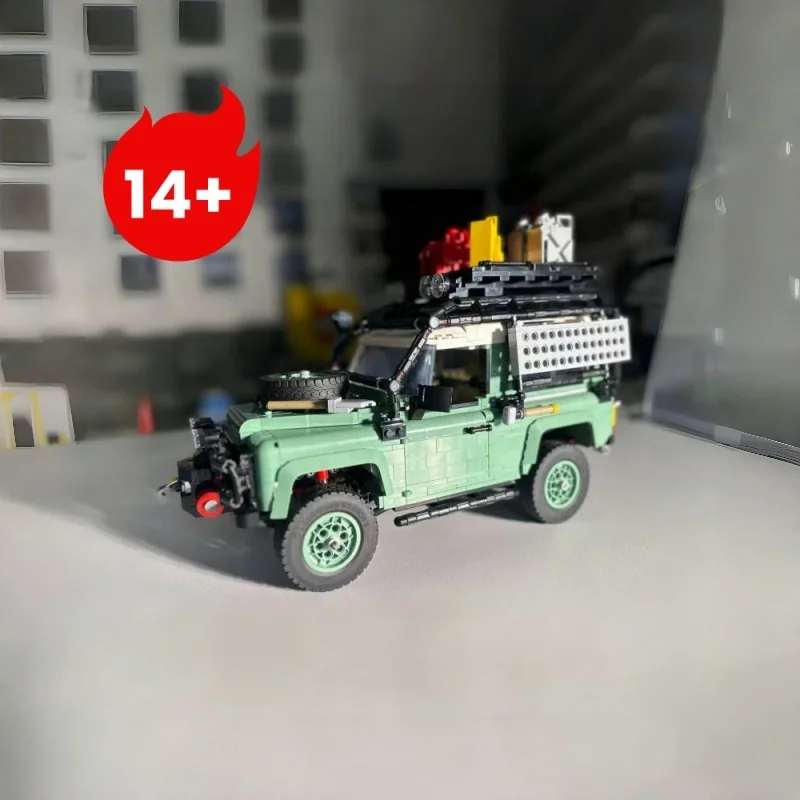 

2336 шт., внедорожный защитник, автомобиль, модель суперкара, строительные блоки, кирпичи, игрушки, подарки на день рождения для мальчиков, совместимые 10317