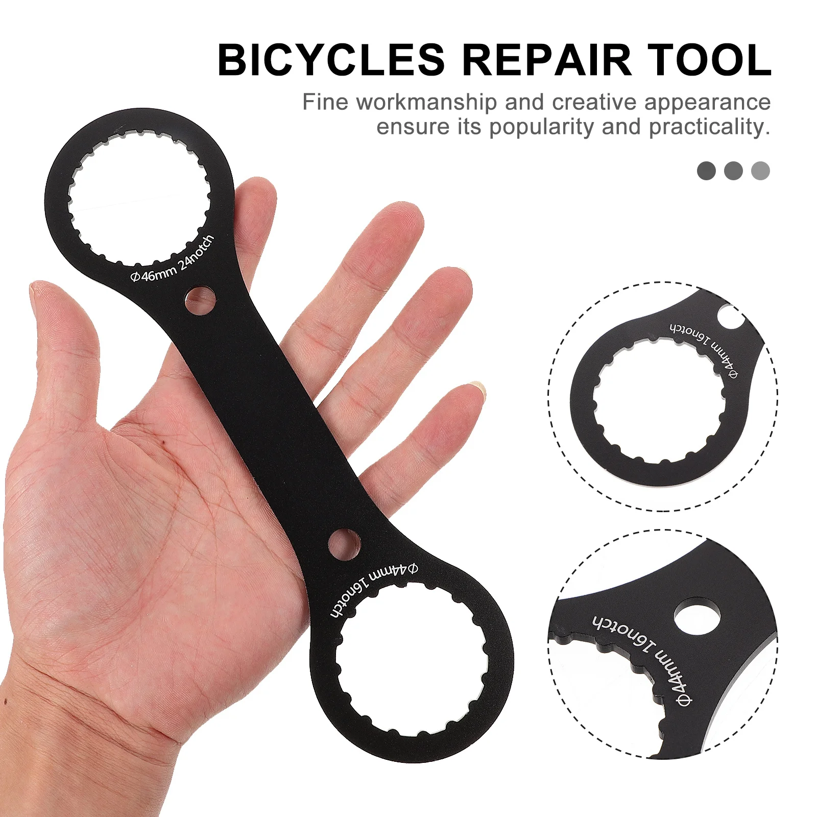 

Bottom Bracket Wrench Bike Repair Tool Frosted Polished Durable Fast Convenient Bottom Bracket Removal Installation