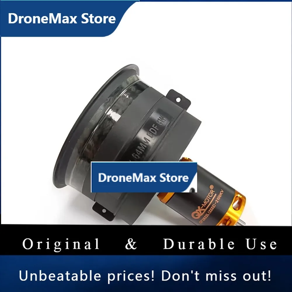 DroMaQX-MOTOR 64mm EDF 12 Blades Ducted Fan QF2822 EDF Unit CW CCW With 3S-6S 2100KV-4300KV Motor Use 60A 80A ESC For Jet Drone