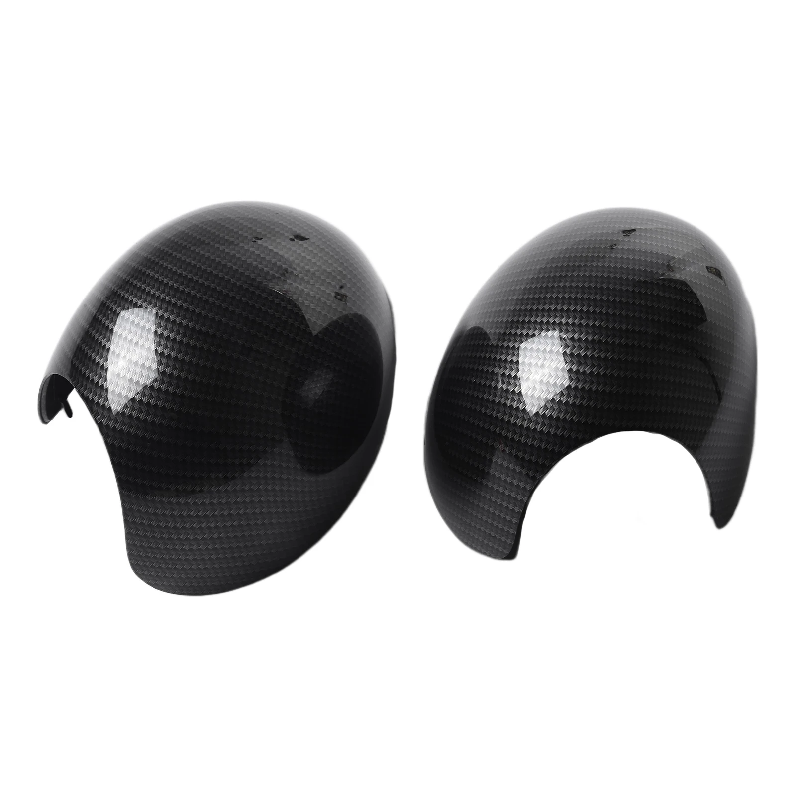 Rearview Mirror Cap Side Mirror Cover 51162754913 51162754914 ABS Plastic Black Car Accessories Carbon Fiber Replacement