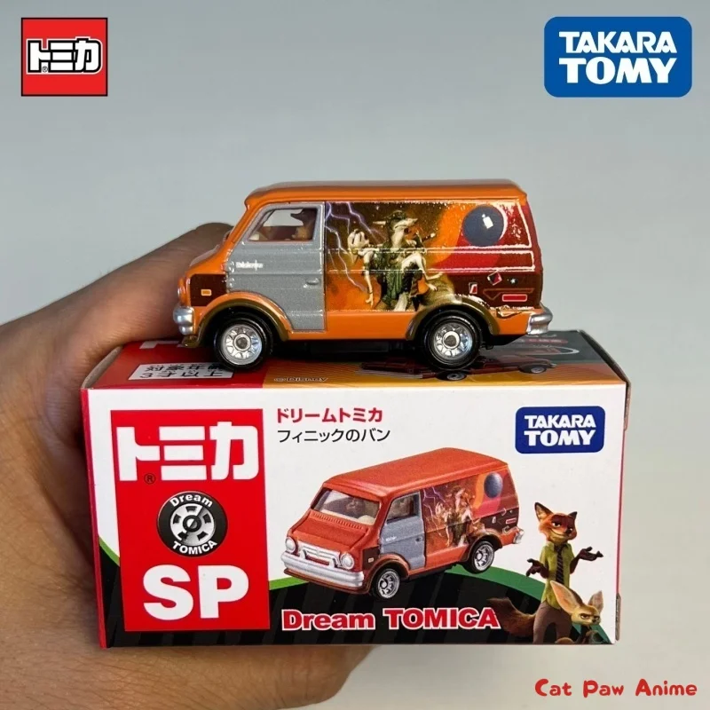 TAKARA TOMY SP Series Disney Zootopia 2 Nick's Van Alloy Toy Car Model Non-Radio Controlled Collectible Vehicle